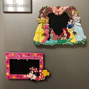 Vintage Disney Park Picture Frame Magnets
